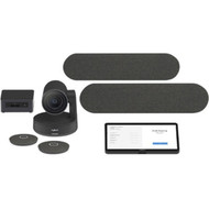 Logitech Large Room Solution - For Video Conferencing - 3840 x 2160 Video Live - 4K - 30 fps - 1 x Network RJ-45 - USB - Gigabit - TAPRAPMSTINT