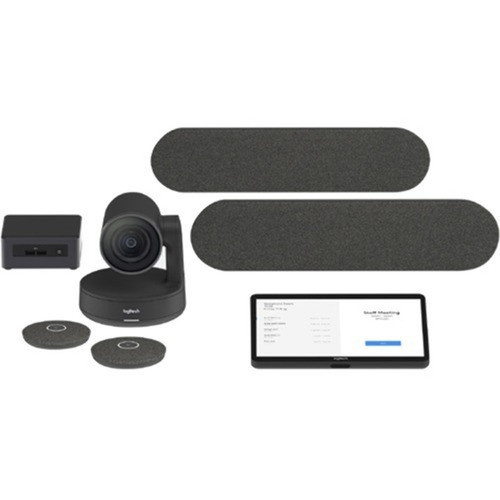 Logitech Large Room Solution - For Video Conferencing - 3840 x 2160 Video (Live) - 4K - 30 fps - 1 x Network (RJ-45) - USB - Gigabit - (TAPRAPMSTINT)