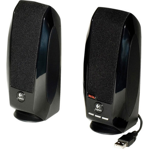 Logitech S-150 2.0 Speaker System - 1.2 W RMS - Black - 90 Hz to 20 kHz - USB (980-000028)