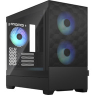 Fractal Design Pop Mini Air Computer Case - Mid-tower - Black - Steel Tempered Glass - 8 x Bay - 3 x 472 120 mm x Fans - 0 - - FD-C-POR1M-06