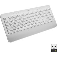 Logitech Signature K650 Off-white - Wireless Connectivity - BluetoothRF - 3281 ft 10000 mm - ChromeOS - PC Mac - AA Battery - 920-010962