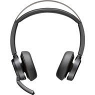 Poly Voyager Focus 2 USB-C Headset - Siri Google Assistant - Stereo - USB Type C Micro USB - WiredWireless - Bluetooth - 300 ft - - 76U47AA