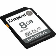 Kingston Industrial 8 GB Class 10UHS-I U3 V30 SDHC - 100 MBs Read - 3 Year Warranty SDIT8GB