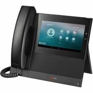 Poly CCX 600 IP Phone - Corded - CordedCordless - Bluetooth Wi-Fi - Desktop - Black - VoIP - 2 x Network RJ-45 - PoE Ports 82Z85AA
