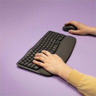 Logitech Wave Keys MK670 Keyboard  Mouse - USB Wireless Bluetooth Keyboard - French - Graphite - USB Wireless Bluetooth Mouse - - dpi 920-012517
