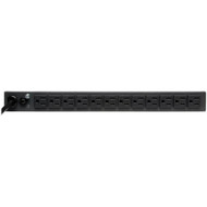 Tripp Lite by Eaton PDU121506 13-Outlets PDU - Basic - NEMA 5-15P - 13 x NEMA 5-15R - 120 V AC - 6 ft Cord Length - 1U - Horizontal - PDU121506