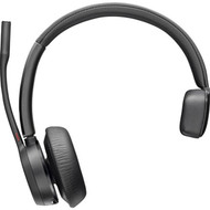 Poly Voyager 4310 USB-A Headset - Siri Google Assistant - Mono - USB Type A - WiredWireless - Bluetooth - 2986 ft - 20 Hz - 20 kHz 76U48AA