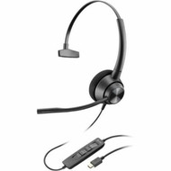 Poly EncorePro 310 USB-C Monoaural Headset TAA - Mono - USB Type C - Wired - 20 Hz - 10 kHz - Over-the-head On-ear - Monaural - - 72 760Q8AA