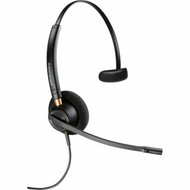 Poly EncorePro 510 with Quick Disconnect Monoaural Headset TAA - Mono - Mini-phone 35mm - Wired - 20 Hz - 10 kHz - Over-the-head - 783Q1AAABA