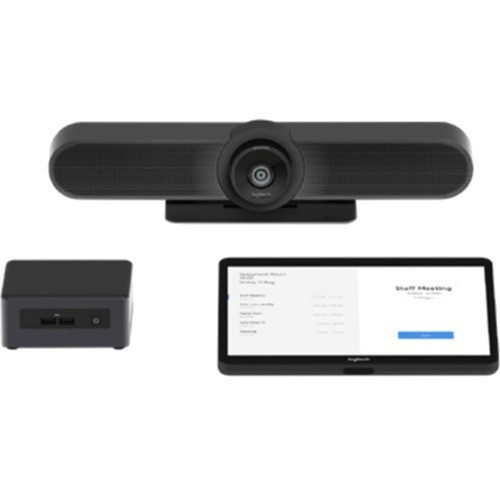 Logitech Huddle Room Solution - For Video Conferencing, Huddle Space - 3840 x 2160 Video (Live) - 4K UHD - USB - Wireless LAN - - (TAPMUPMSTINT)