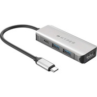 Hyper 4-in-1 USB-C Hub - for NotebookDesktop PC - 100 W - USB Type C - 4K - 3840 x 2160 - 2 x USB Type-A Ports - USB Type-A - USB - - HD41