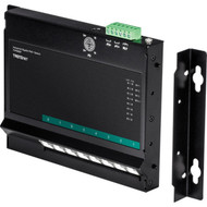 TRENDnet 8-Port Industrial Gigabit Poe Wall-Mounted Front Access Switch 8X Gigabit Poe Ports DIN-Rail Mount 48 57V DC Power 200W TI-PG80F