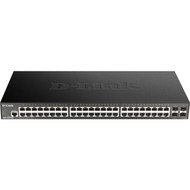 D-Link 52-Port 10-Gigabit Smart Managed Switch - 52 Ports - Manageable - Gigabit Ethernet - 1000Base-T - 3 Layer Supported - Modular - DGS-1250-52X