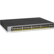 Netgear Gigabit PoE Smart Switches with RemoteCloud Management - 48 Ports - Manageable - Gigabit Ethernet - 101001000Base-TX - 2 GS752TPP-300NAS
