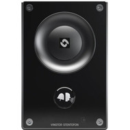 Hanwha Techwin Turbine Mini Intercom Sub Station - Cable - Flush Mount for Outdoor Public Access Area Building - Black TCIS-3