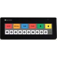 Logic Controls KB1700 Kitchen Display Bump Bar - 17 Keys - Serial USB - Black KB1700U-A-BK