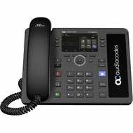 AudioCodes C435HD IP Phone - Corded - Corded - Wall Mountable Desktop - Black - VoIP - 43 LCD - 2 x Network RJ-45 - PoE Ports TEAMS-C435HDPS-R