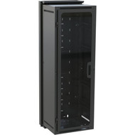 Middle Atlantic DWR-35-22PD Rack Cabinet - 35U Rack Height - Wall Mountable - Black - 13608 kg Maximum Weight Capacity DWR-35-22PD