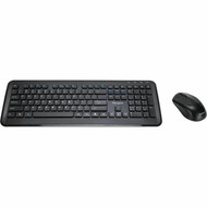 Targus KM610 Wireless Keyboard and Mouse Combo Black - USB Wireless RF 240 GHz Keyboard - Black - USB Wireless RF Mouse - Optical - AKM610BT