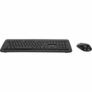 Targus KM610 Wireless Keyboard and Mouse Combo Black - USB Wireless RF 240 GHz Keyboard - Black - USB Wireless RF Mouse - Optical - AKM610BT