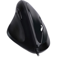 Adesso TAA Compliant Left-Handed Vertical Ergonomic Mouse - Optical - Cable - Black - USB Type A - 2400 dpi - Scroll Wheel - 6 - - TAA IMOUSE E7-TAA