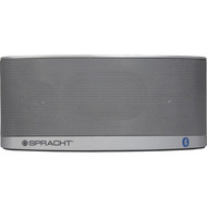 Spracht Blunote20 Portable Bluetooth Speaker System - 10 W RMS - Silver - Battery Rechargeable - USB - 1 Pack WS4015