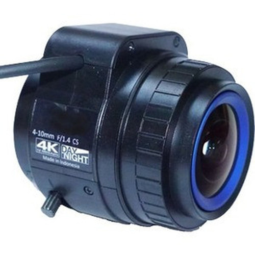 Wisenet SLA-T-M410DN - 4 mm to 10 mm - f/1.4 - f/2.4 - Varifocal Lens for CS Mount - Designed for Surveillance Camera - 2.5x Optical (SLA-T-M410DN)