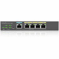 EnGenius Cloud Managed 5-Port 60W Gigabit PoE Switch Extender - 5 Ports - Manageable - Gigabit Ethernet - 101001000Base-T - 2 Layer EXT1105P