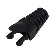 RJ45 Molded Style Cat5e Boots - 59mm ID - Pack of 50 - Black
