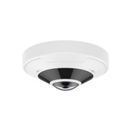 12MP Fisheye IP Camera - 18mm Fixed Lens - WDR - Two-Way Audio - IP66 IK10 Rated - White