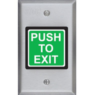 SDC 422U Push Button - Single Gang - Stainless Steel 422U