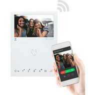 Comelit 2-wire Mini Handsfree Wi-fi - 43 Hands-free Door Entry Monitor White - 43 Touchscreen LCDFull-duplex - 2-wire - Plastic - 6741W