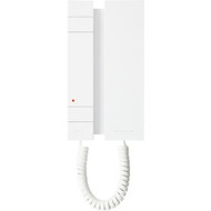 Comelit Simplebus1 MINI Door Entry Phone with Handset - Wall Mount Desktop for Door Entry - White 2708WA