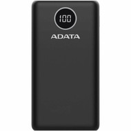 Adata P20000QCD Power Bank - For Mobile Phone Gaming Console - Lithium Polymer Li-Polymer - 20000 mAh - 3 A - 5 V DC 9 V DC 12 V AP20000QCD-DGT-CBK