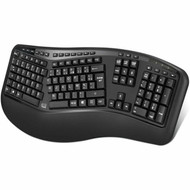 Adesso TruForm Media Keyboard  Mouse - USB Membrane Wireless RF 240 GHz Keyboard - 105 Key - French - USB Wireless RF Mouse - - 1600 WKB-1500CB-FR