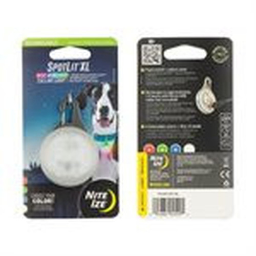 NITE IZE SpotLit XL Rechargeable Collar Light - Disc-O Select (PSLGR-07S-R6)