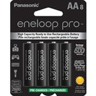 Panasonic eneloop pro 500 cycle 8-pack AA high capacity Ni-MH precharged rechargeable batteries BK3HCCA8BA