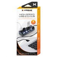 XTREME 4 Port USB Hub wONOFF switch XHU2-0105-BLK