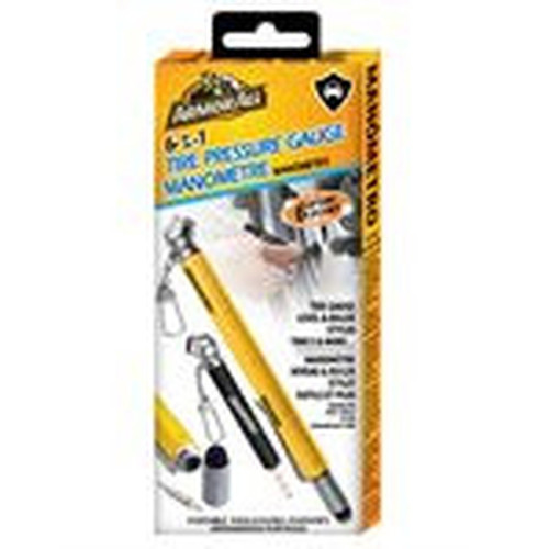 ARMORALL 6-IN-1 TIRE PRESSURE GAUGE (ATG4-1003-YEL)