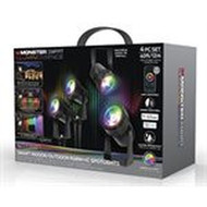 Monster - 4-piece smart spotlight outdoor yard light MLB7-1075-RGB