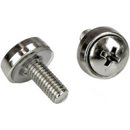 StarTechcom Rack Screws - 20 Pack - Installation Tool - 12 mm M5 Screws - M5 Nuts - Cabinet Mounting Screws and Cage Nuts - Install - CABSCRWM520