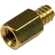 StarTechcom Replacement PC Mounting 6-32 to M3 Metal Jack Screw Standoff 50 Pack - Jackscrew Standoff - 50  Pack SCREWNUTM