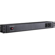 CyberPower PDU15B2F10R 12-Outlets PDU - Basic - NEMA 5-15P - 12 x NEMA 5-15R - 120 V AC - 1U - Vertical - Rack-mountable PDU15B2F10R