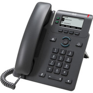 Cisco 6821 IP Phone - Corded - Corded - Wall Mountable Desktop - Charcoal - 2 x Total Line - VoIP - 2 x Network RJ-45 - PoE Ports CP-6821-3PCC-K9