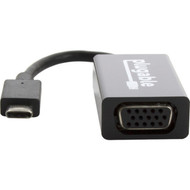 Plugable USB 31 Type-C to VGA Adapter - USB 31 Type C - 1 x 15-pin HD-15 VGA Female - 1920 x 1200 Supported USBC-VGA