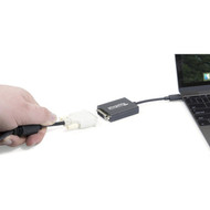 Plugable USB 31 Type-C to DVI Adapter - 1 Pack - USB 31 Type C - 1 x DVI Video Female - 2560 x 1440 Supported USBC-DVI