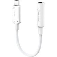 ALOGIC Elements PRO 10cm USB-C to 35mm Audio Adapter - White - 39 Mini-phoneUSB-C Audio Cable for Audio Device Phone Tablet - 1 ELPC35A-WH