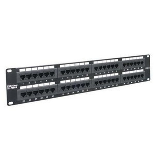TRENDnet 48-port Network Patch Panel - 48 x RJ-45 (TC-P48C6)