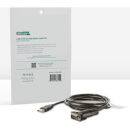 Plugable USB to Serial Adapter Compatible with Windows Mac Linux - 2 ft SerialUSB Data Transfer Cable for PDA GPS Router Modem PL2303-DB9