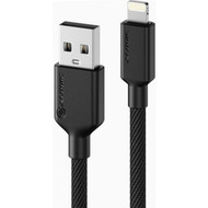 ALOGIC Elements PRO USB-A to Lightning 1m Cable - Black - 33 ft LightningUSB Data Transfer Cable for iPhone iPad iPod - First End ELPA8P01-BK